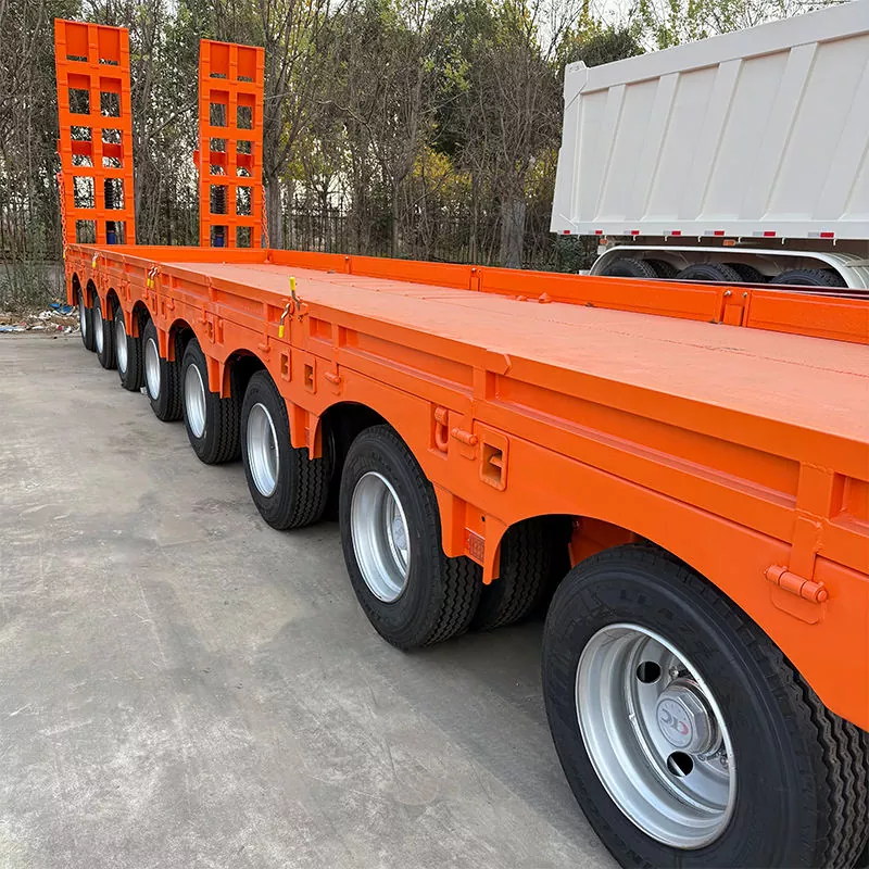10-akslet flerakslet hydraulisk semitrailer for tunge trekk