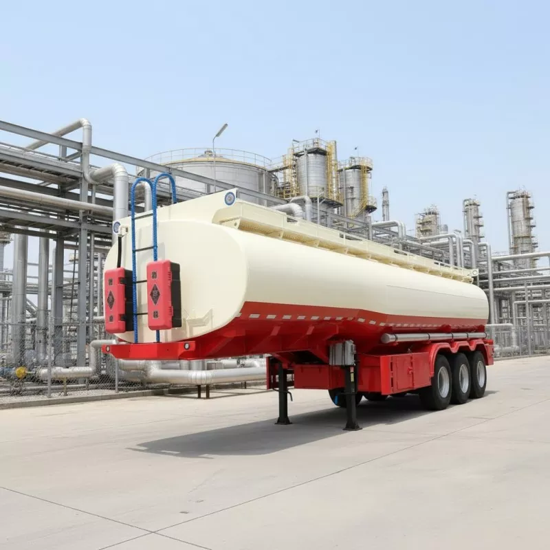 Anti-korrosiv kjemikalietank semitrailer