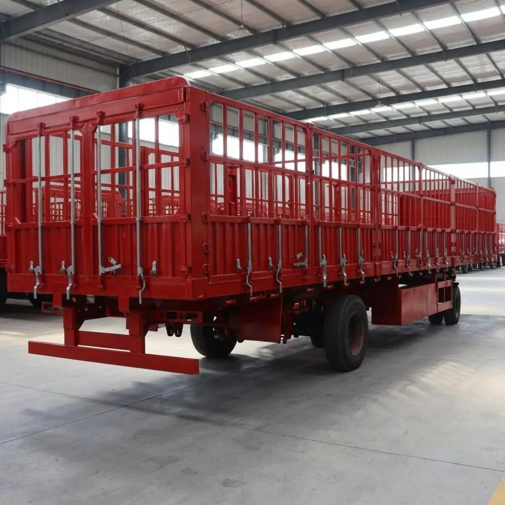 Containertransport Høy-Lavt Seng Semi-Trailer