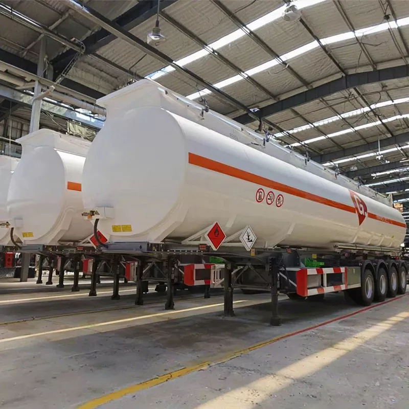 Eksplosjonssikker semitrailer for farlige kjemikalier