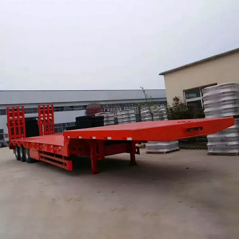 Heavy-Duty forsterket semitrailer med trinndekk