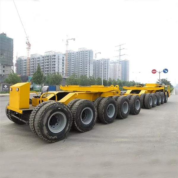 Heavy-Duty semitrailer for transport med bred kropp
