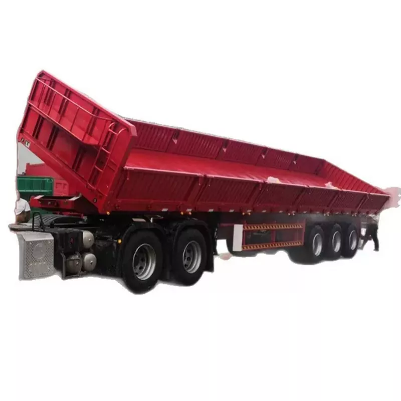 Enkelt-sidet tipp semitrailer