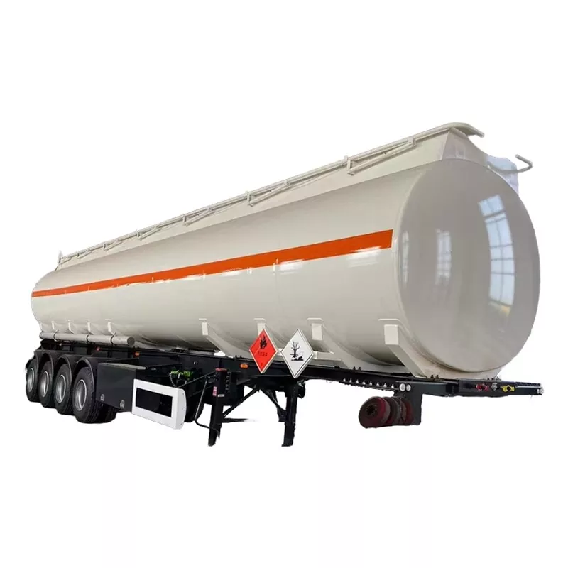 Tank semitrailer i rustfritt stål