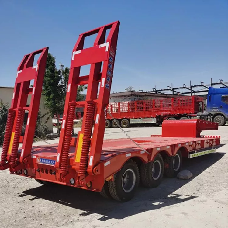 Standard drop-deck semitrailer